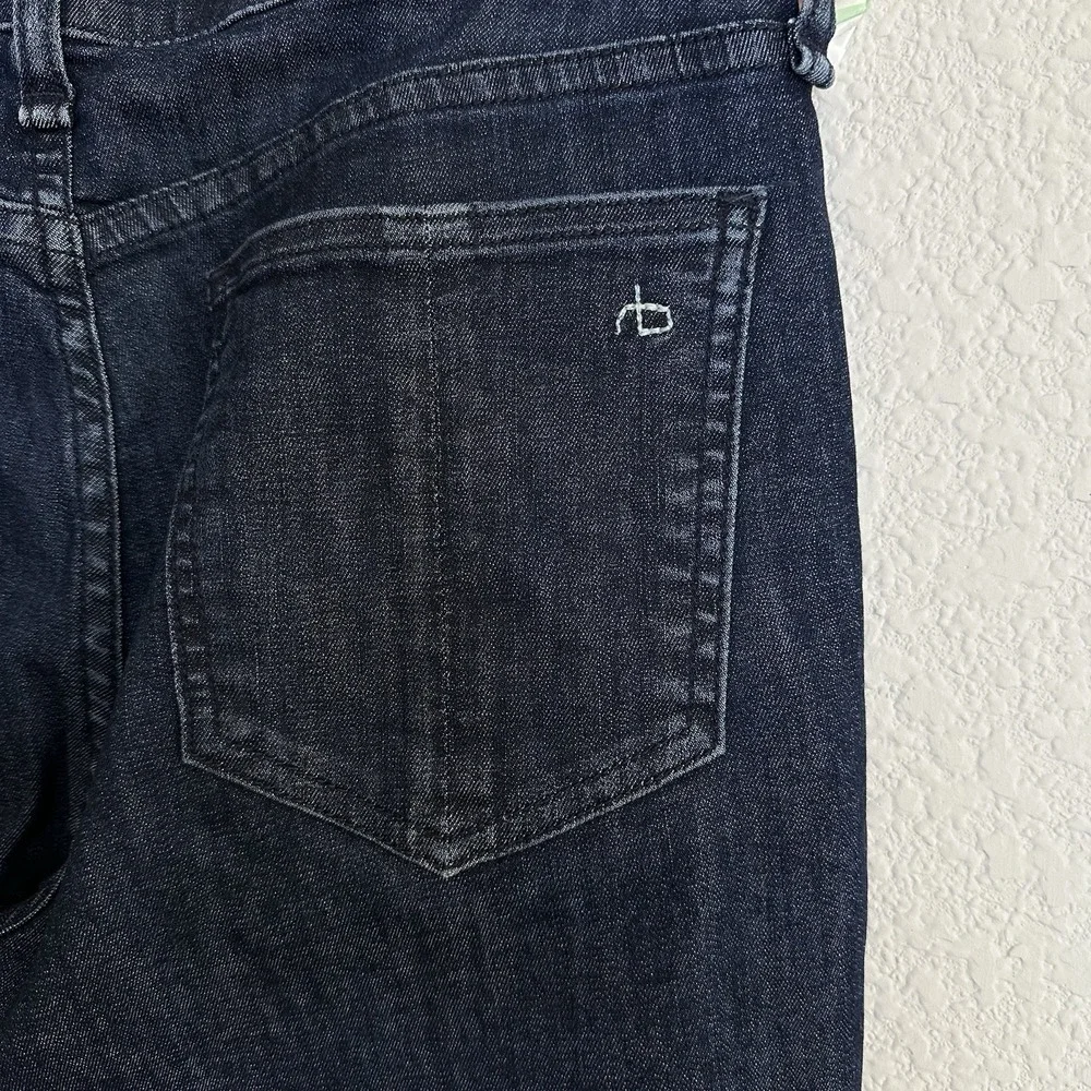 Rag &‎ Bone Women's Cate Mid-Rise Ankle Skinny Blue Jeans, Size 27, Stretch - Picture 7 of 11